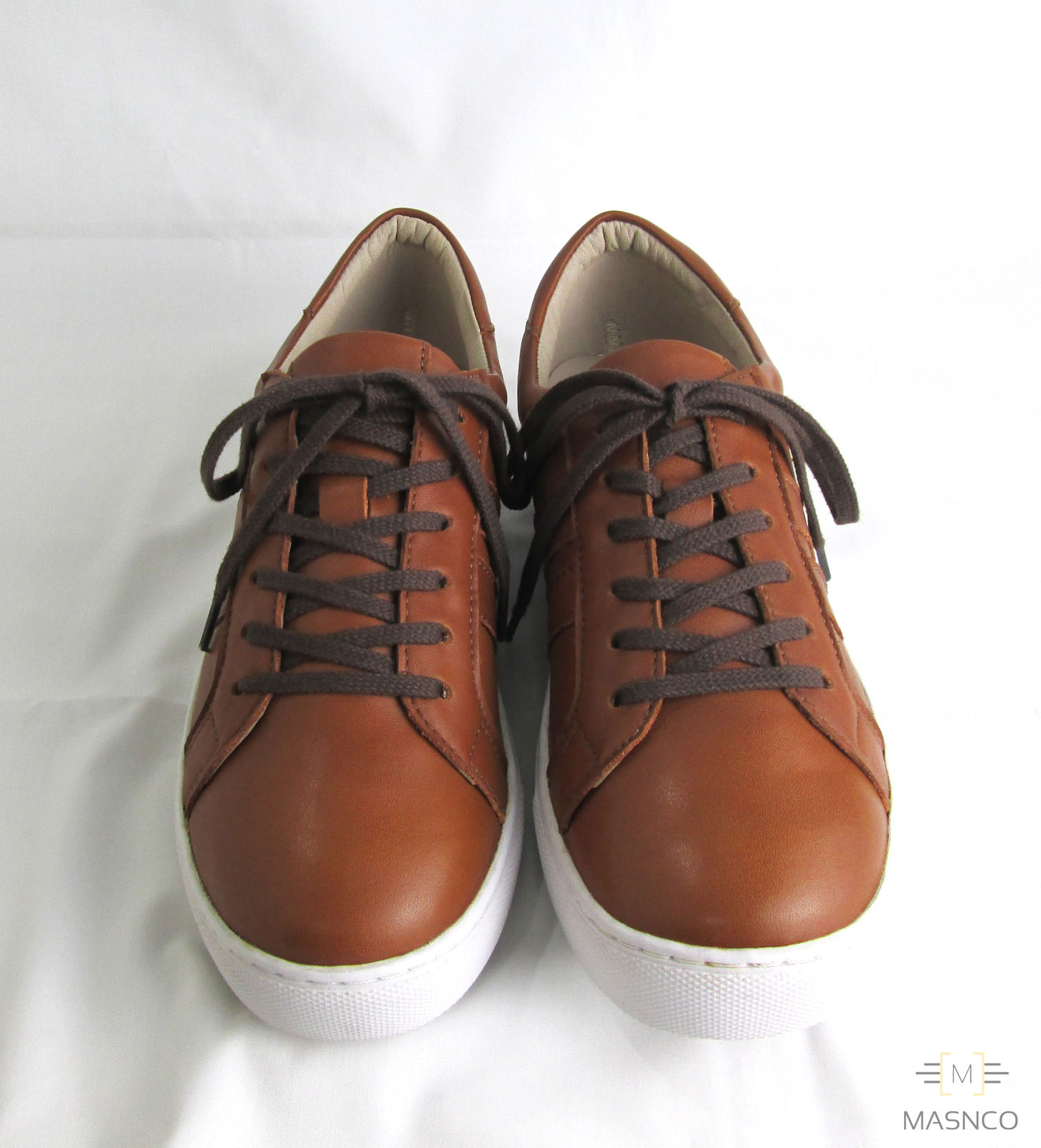 Brown Leather Sneakers â MASNCO