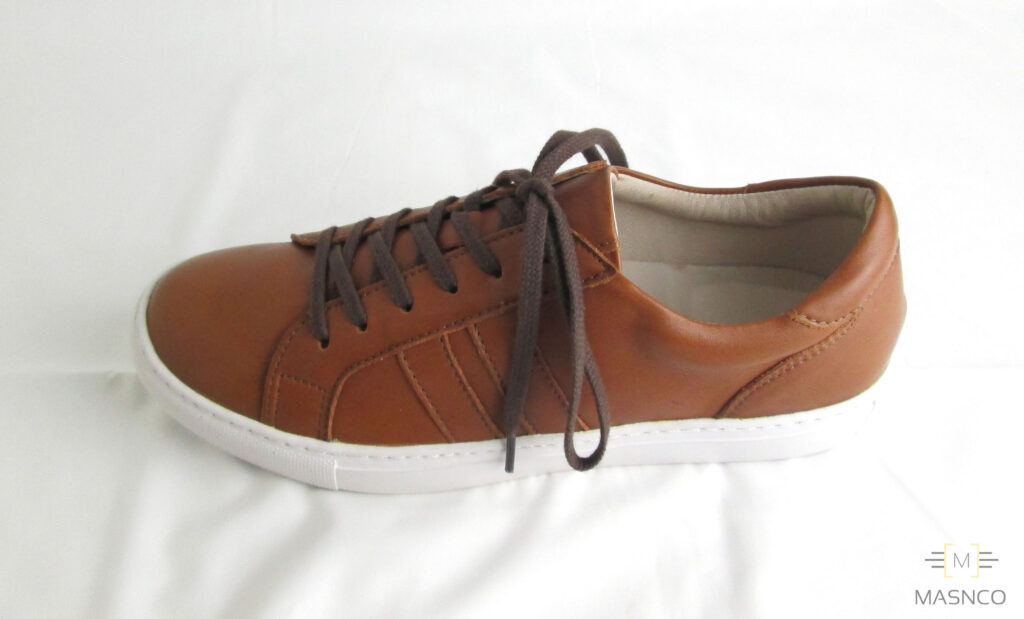 Brown Leather Sneakers