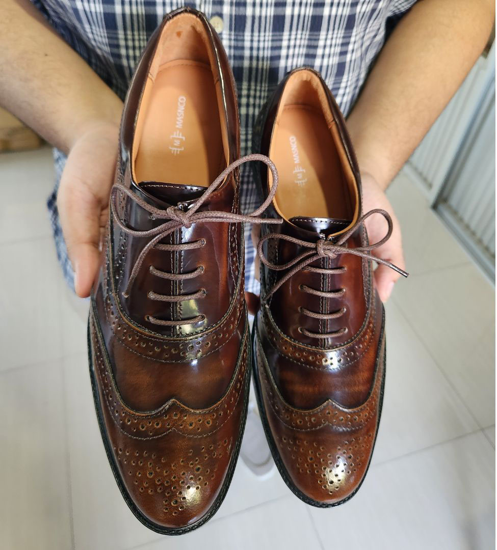 Formal Leather Brogue Shoes for Men