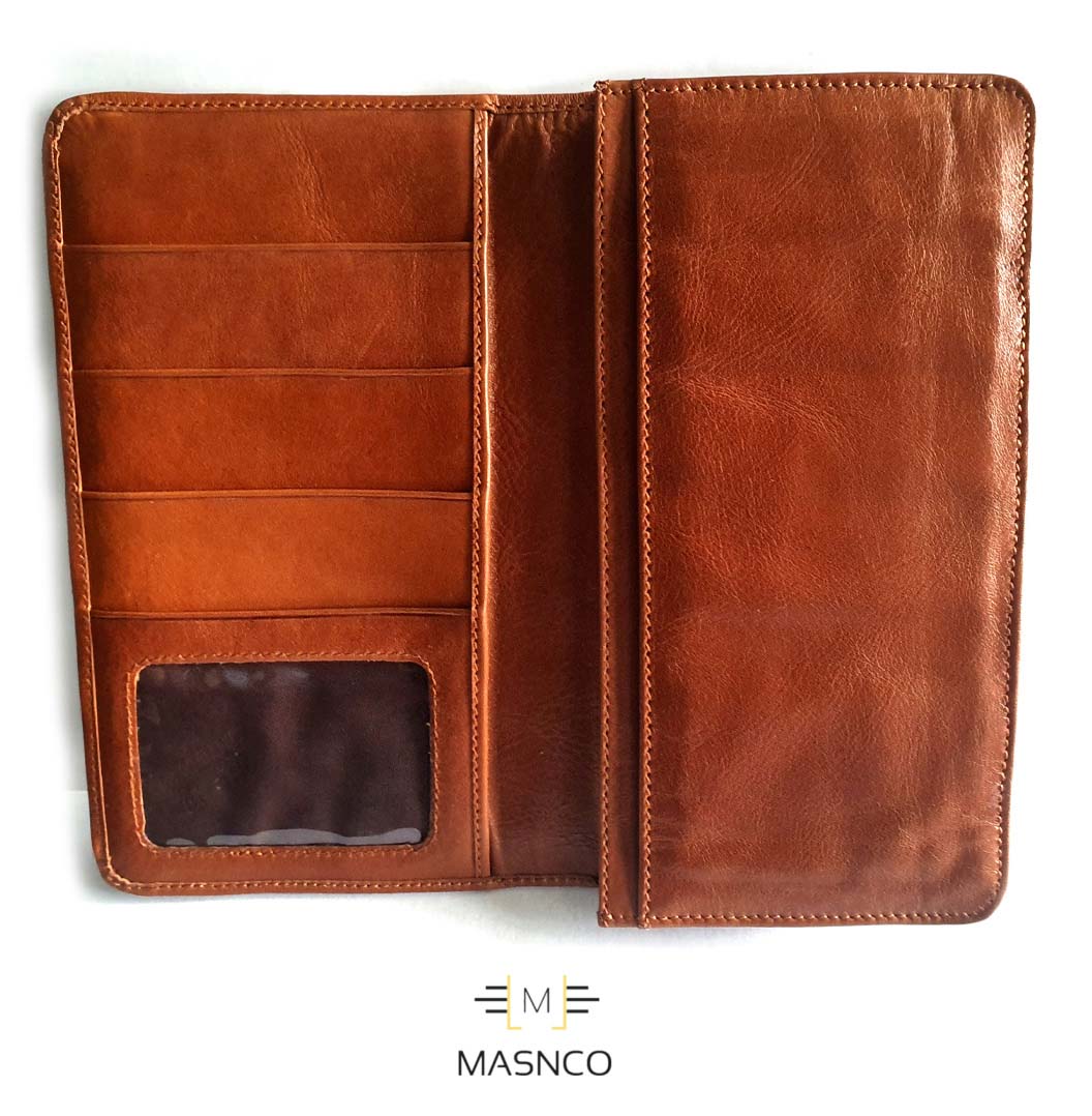 LEATHER WALLET FOR MEN (Brown)