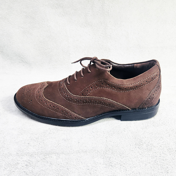 Full Brogue Premium Nubuck Leather Shoe