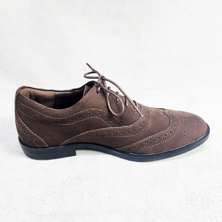 Full Brogue Premium Nubuck Leather Shoe