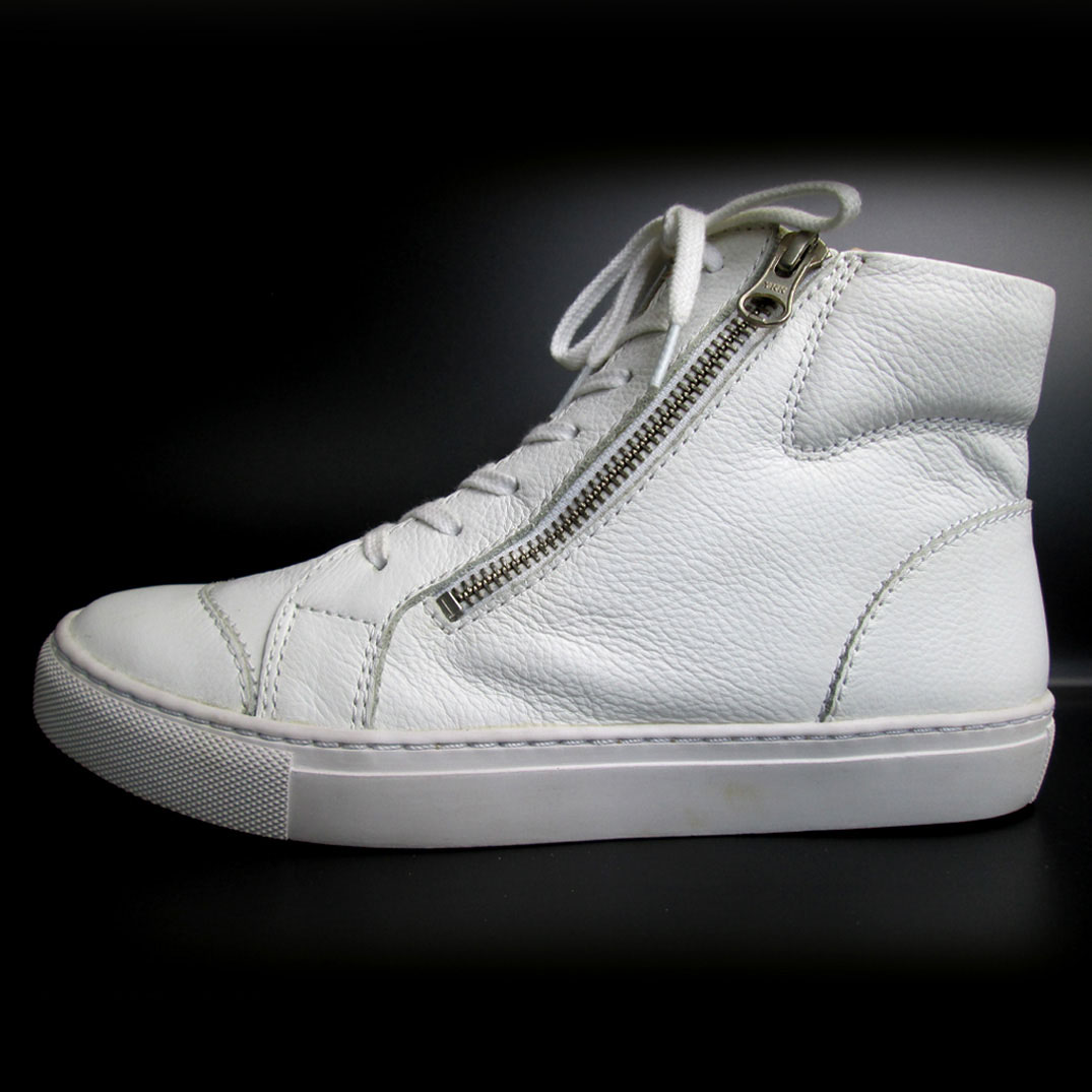 Genuine Shearling Lined Sneaker Boot for Women’s (White)