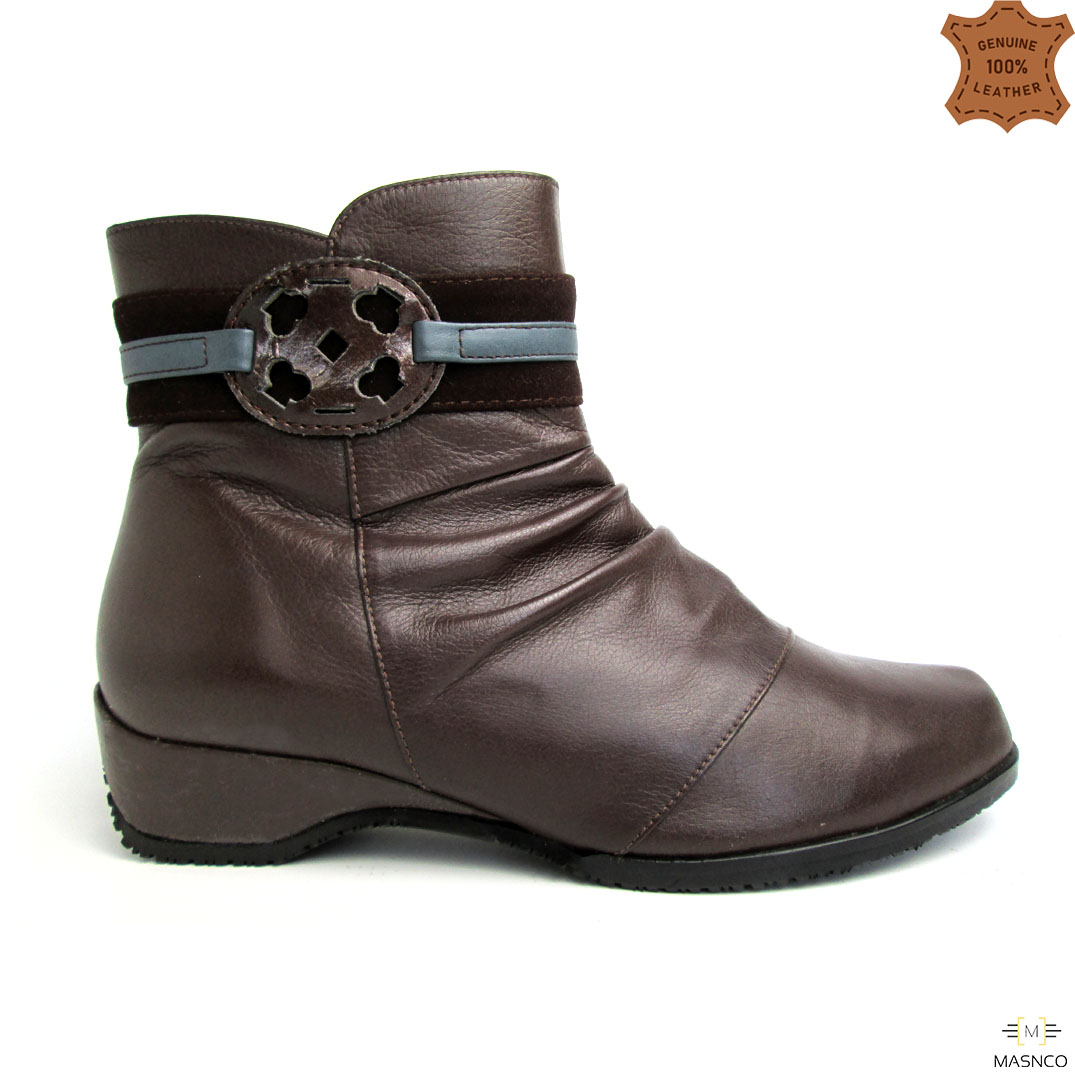 Chocolate Brown Leather Chelsea Boots UK style