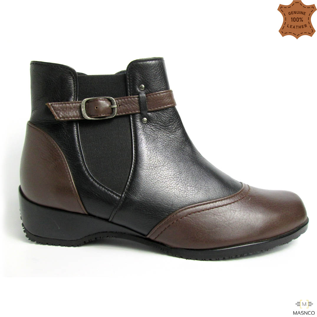 Black Forever Comfort® Buckle Chelsea Boots