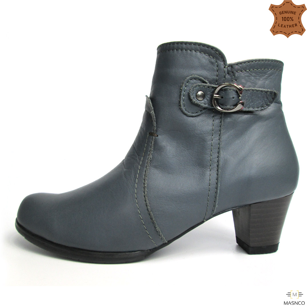 Leather Boot for Women’s ( Sky Blue)