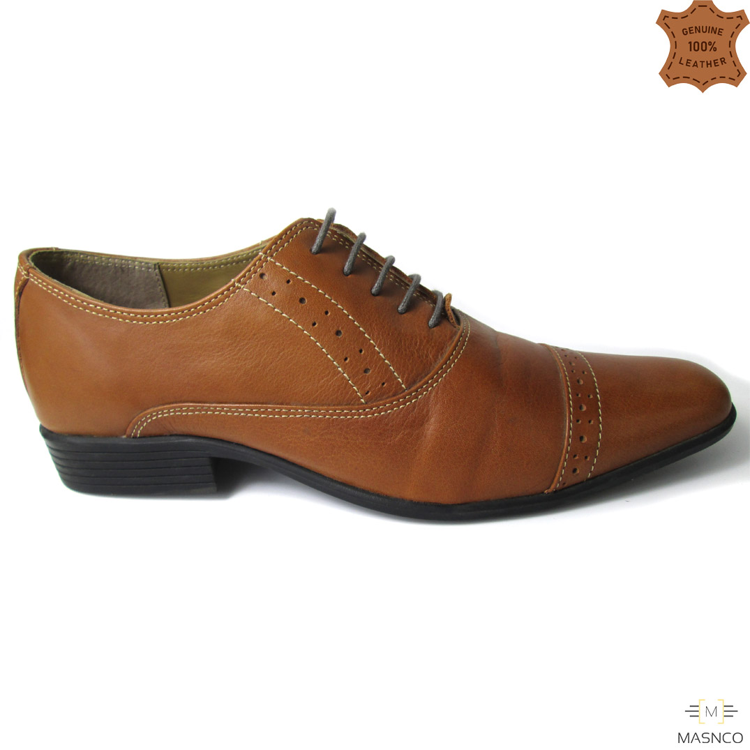 Oxford Cap Toe Formal Shoes (USA Variant)