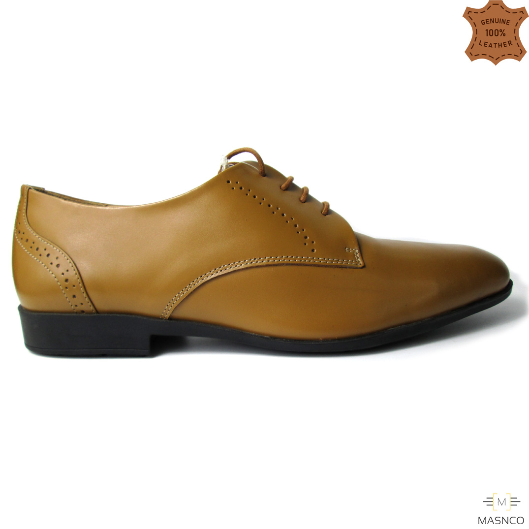 Derby Formal Shoes with Slight Brogue