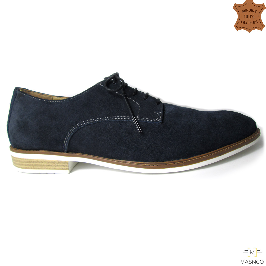 Mens Shoes Lace-ups Derby shoes for Men Brimarts Leather Lace-up Shoes in Dark Blue Blue 