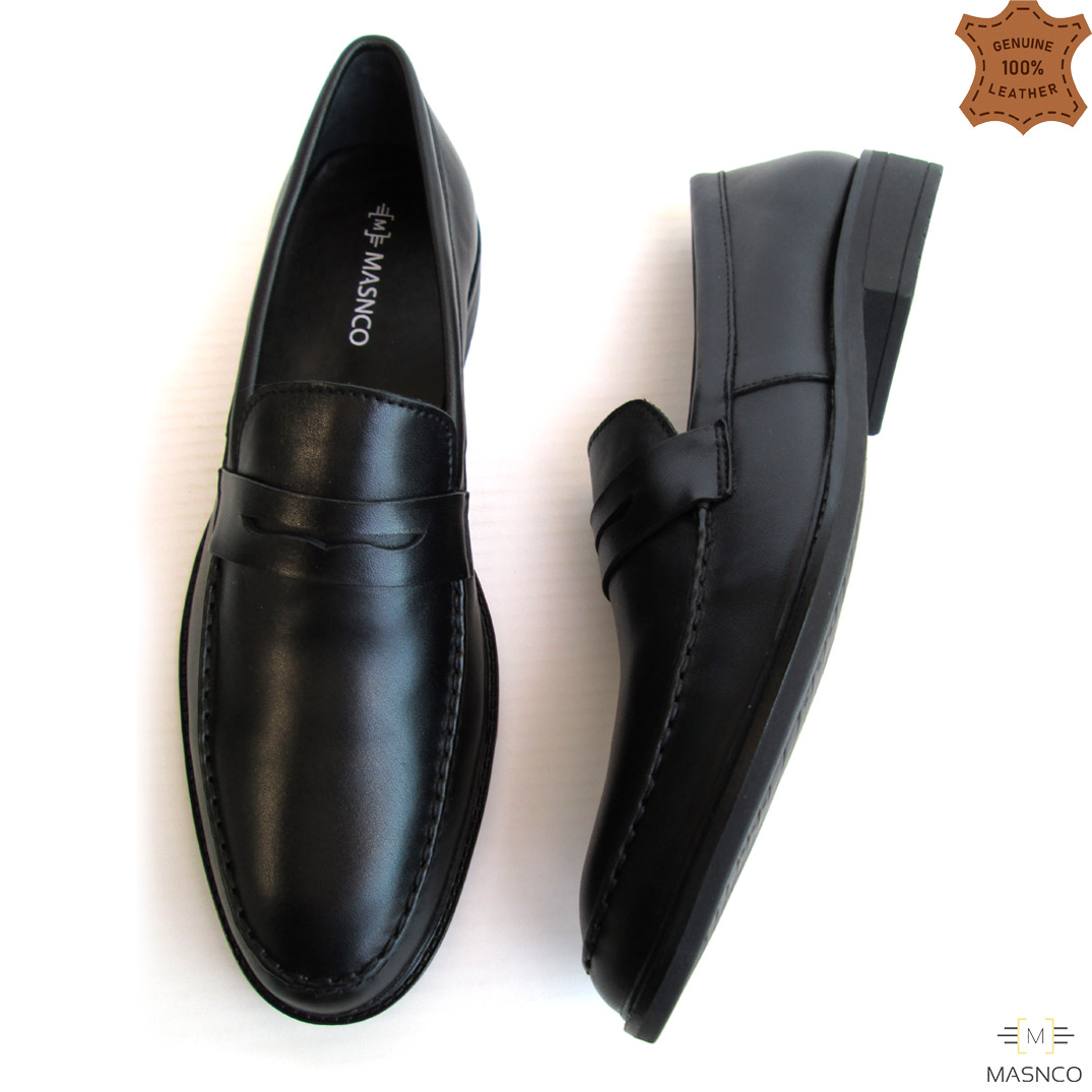 Comfortable Leather Loafer In Black