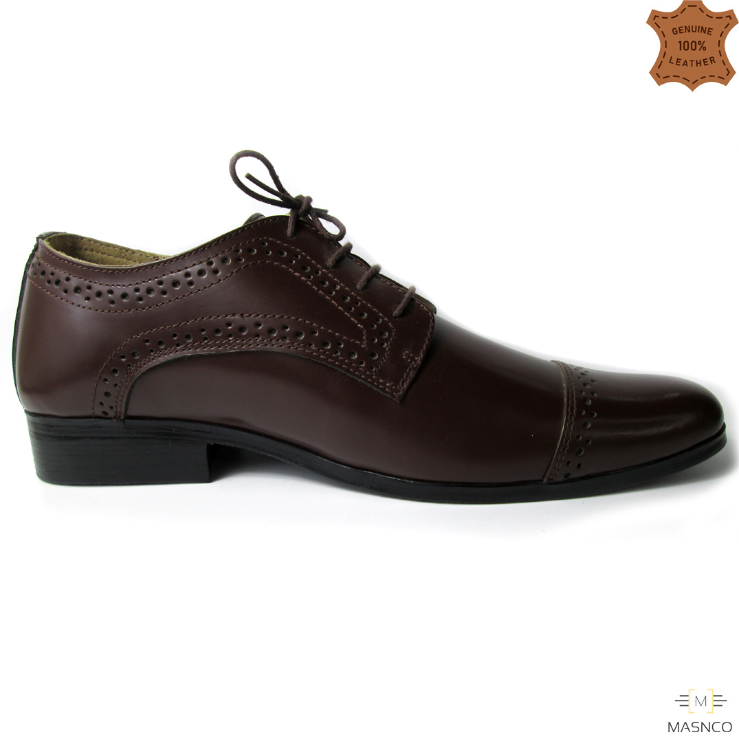 Derby Semi Brogue Formal Shoes for Men