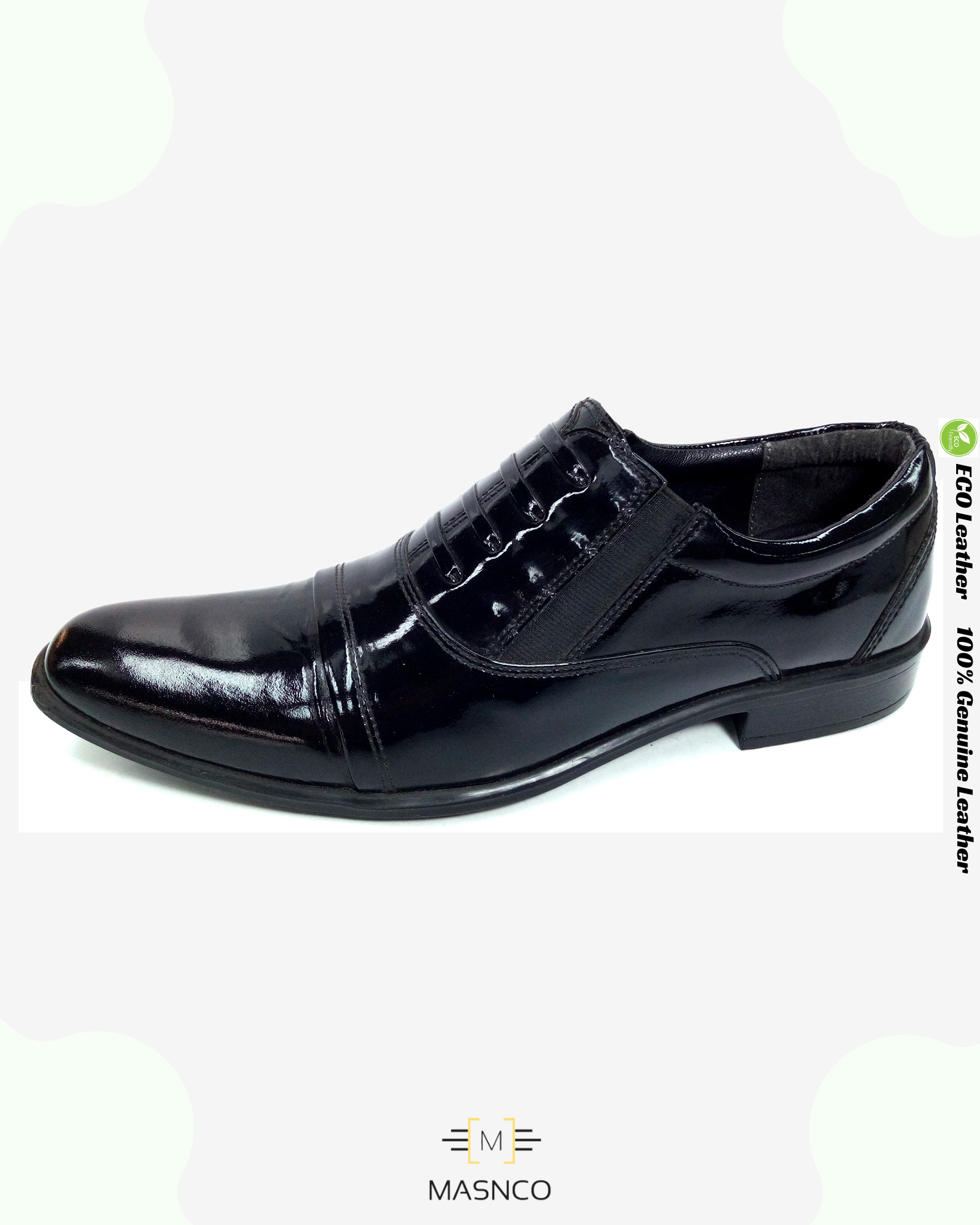 Mirror Polish Slip on Formal Shoes for Men (UK Variant)