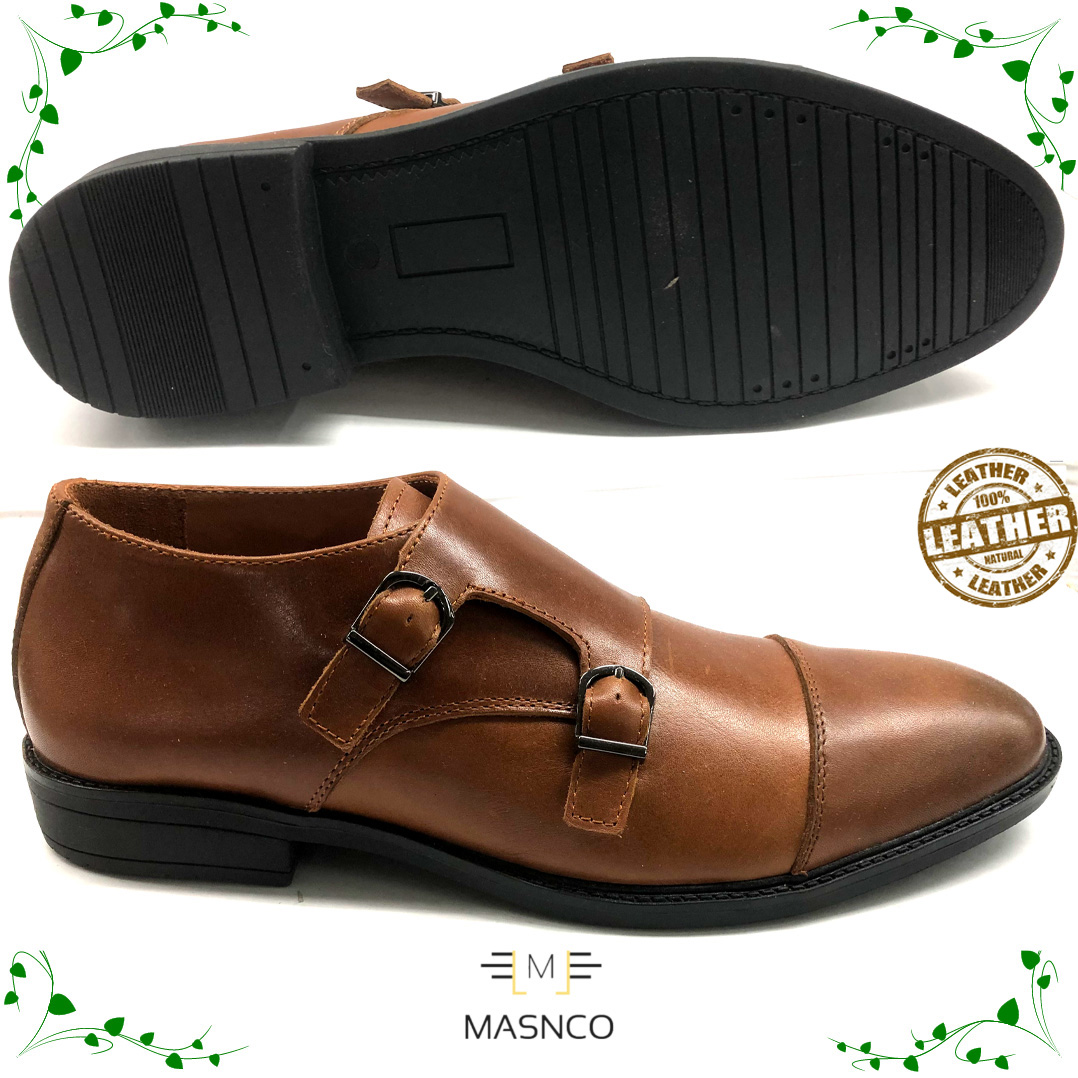 Double Monk Formal Shoe Brown