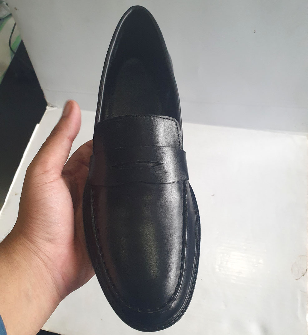 Comfortable Leather Loafer In Black – MASNCO