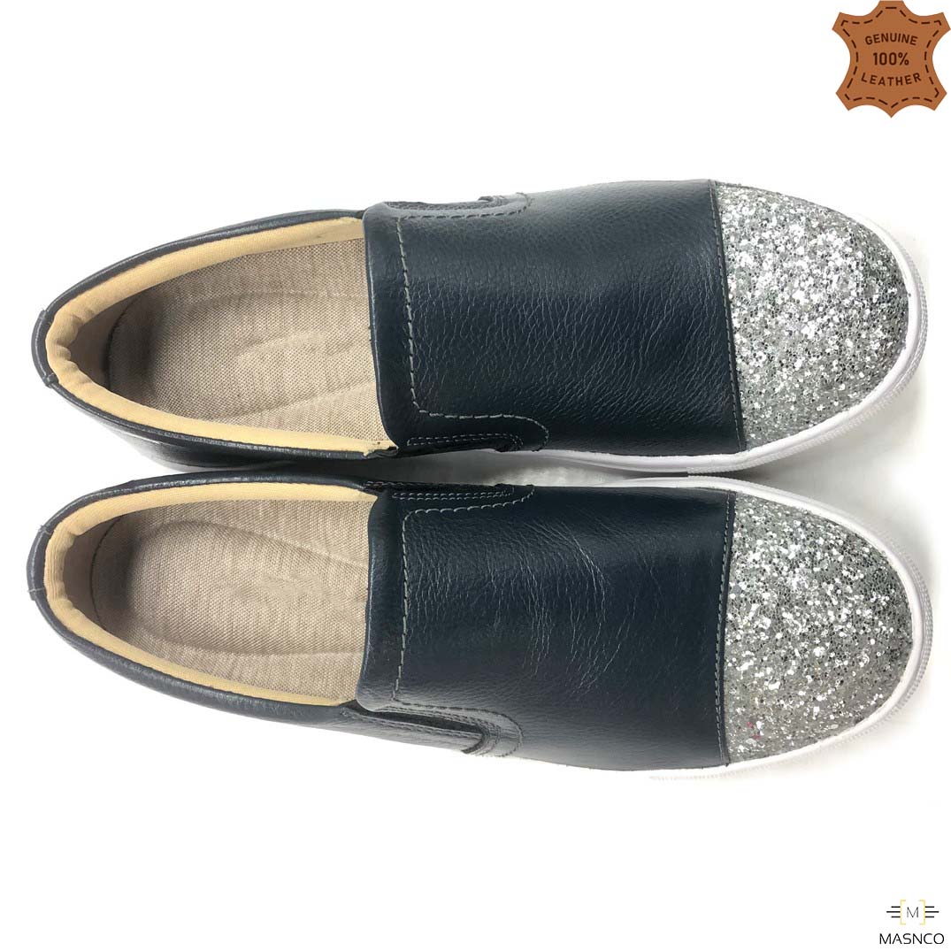 Brand New Blue Reflective Loafer for Women