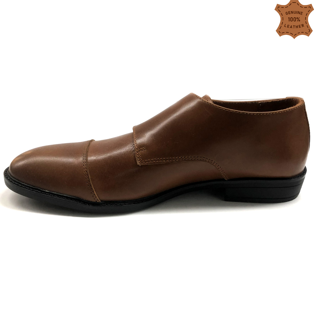 Double Monk Formal Shoe Brown – MASNCO