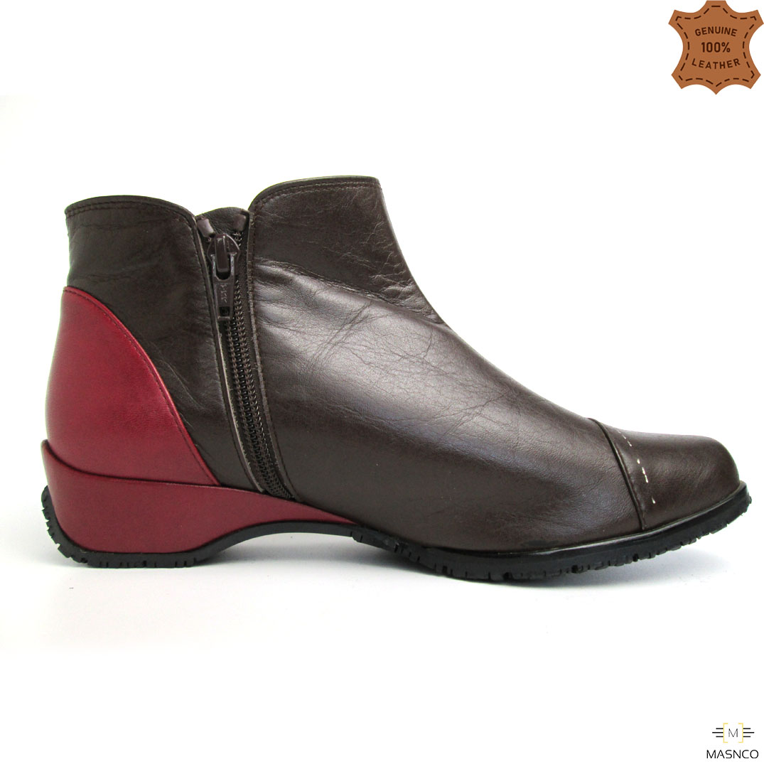Alpha Mirror Polish Leather Boot two tone(UK varient)