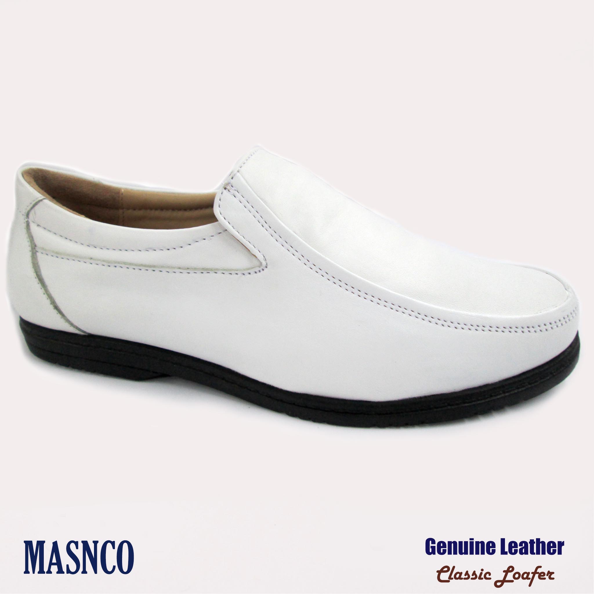 White Leather Loafer with extra comfort